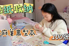 妈妈给小祎诺买了小麻薯离型本，100张贴纸沉浸式收纳，真好玩！视频封面