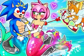 可以动漫:索尼克喜欢小粉 但小粉心有所属 丘比特能帮助他吗