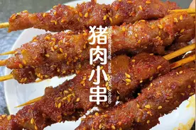 烧烤店的烤猪肉串为何又嫩又好吃、腌制方法配方做都告诉你视频封面