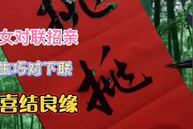 才女对联招亲出上联：“进进出出笑颜开人人满意”，书生巧对下联视频封面