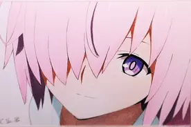 用素描的方式画二次元视频封面