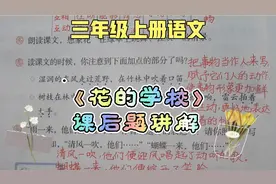 三上语文《花的学校》课后题讲解，想象力是未来的核心竞争力！