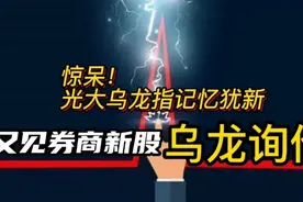 惊呆！光大证券乌龙指记忆犹新，又有券商新股询价报天价乌龙视频封面