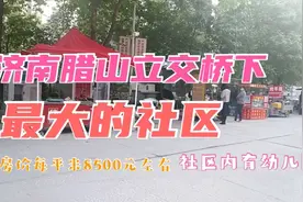 济南腊山立交桥下最大社区，房价每平8500元，生活方便，住着舒服视频封面