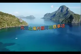 元胡止痛片服用注意事项