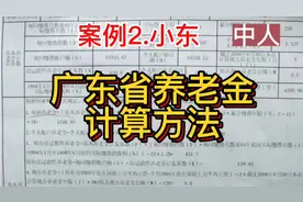 广东省养老金计算方法（案例2），计算前的各种数据收集梳理好视频封面