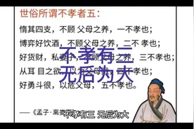 不孝有三，无后为大视频封面
