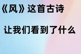 《风》这首古诗让我们看到了什么视频封面