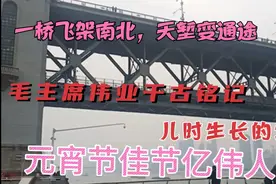 武汉长江大桥是毛主席领导建造的大桥，元宵节去大桥忆伟人追童年视频封面