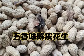 盐焗五香花生的家常做法，咸香酥脆，吃上一颗满嘴留香。视频封面
