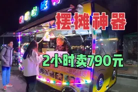 90后小伙创业摆摊卖小吃，下雪刮风开餐车出摊2小时多卖200很轻松视频封面