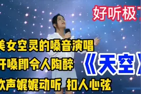 美女空灵的嗓音《天空》开嗓即令人陶醉！歌声扣人心弦（配音）视频封面