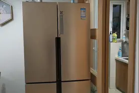 海尔双开门冰箱中央门柱不回位，门关不上，一个小小垫片解决问题