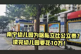 南宁私立幼儿园比公立贵一倍，读完幼儿园要10万，打听后失眠了视频封面