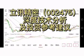立讯精密深度技术分析及投资建议视频封面