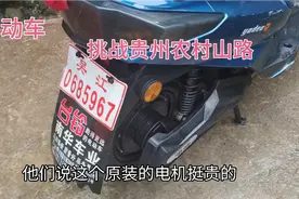 农村小伙从苏州带回来的雅迪电动车，我拿去挑战我们贵州山路看看视频封面