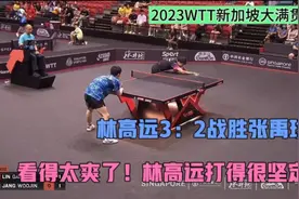 看得太爽了！林高远3：2战胜张禹珍，这场球打得很坚决果断！视频封面