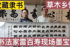 书法家东方龙听我在今日头条发布，特将隶书墨宝，200元予收藏。视频封面