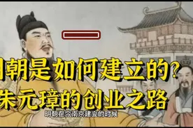 趣味历史，明朝的建立，朱元璋的创业之路视频封面