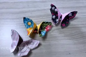 布艺花蝴蝶diy制作全过程，不看不知道，谁看谁能会！