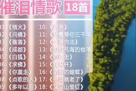 18首好听的催泪情歌