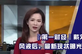 『第一财经』主持一姐，戴刘菲，风波后，最新现状曝光！视频封面