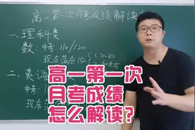 高中第一次月考成绩解读方法视频封面