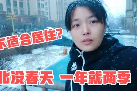哈尔滨4月又下雪了 东北没春天一年就两季 东北真的不适合居住？视频封面