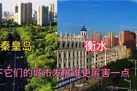 河北秦皇岛和衡水的GDP都差不多，它们的城市建设哪个更猛一些视频封面