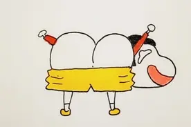 蜡笔小新，哈哈，简笔画视频封面
