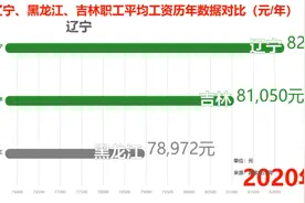 东北三省-辽宁、黑龙江、吉林职工平均工资历年数据对比（元/年）视频封面