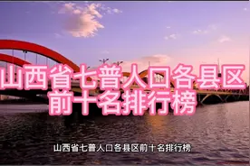 山西省七普人口前十县区排名视频封面