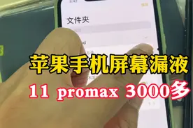 苹果手机屏幕漏液，使用过程中会不会扩大视频封面