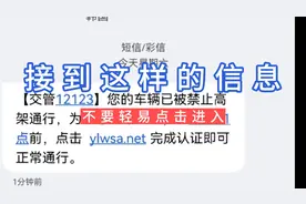 小心！吉林交管12123来信息提示禁止高架通行？信了你就上当了视频封面