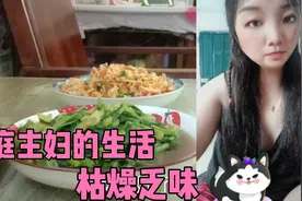 家庭主妇生活枯燥乏味，最开心的事是每天晚上做好饭菜等老公回家视频封面