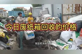 今日废纸箱有掉价，请快来看一下，有多个省份地区的报价视频封面