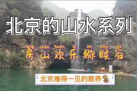 北京房山猕猴谷，难得一见的散养猴子，景区不大，适合带孩子来玩视频封面