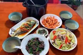 湛江家常菜，荤素搭配，做法简单，超受欢迎的香葱牛肉汤鲜甜无比