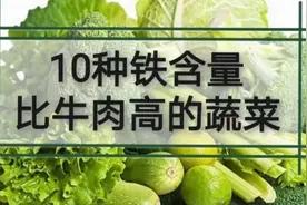 10种铁含量高的健康蔬菜，铁含量高还很少打农药！视频封面