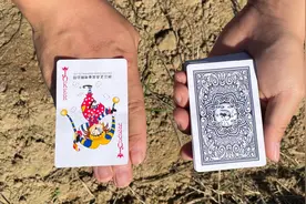 插到中间的扑克牌，瞬间跳到手背，特简单，学会骗朋友玩视频封面