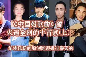 《中国好歌曲》火遍全网的十首歌（上），华语乐坛曾经是有救的！