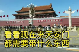 今天带孩子来北京天安门转转，进站人特别多，扫码，检查身份证视频封面
