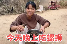 小河里抓的新鲜田螺，用小技巧清洗特干净，炒出来的和夜市一个味视频封面
