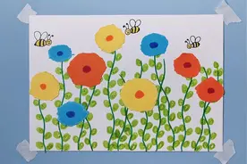 幼儿园春天主题画 撕纸拼贴画：春暖花开视频封面