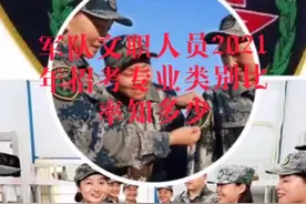 军队文职人员2021年招考专业类别视频封面