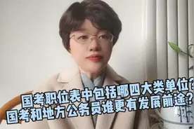 国考职位表中包括哪四大类单位？参加公务员国考必须了解的事(上)视频封面