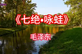 《七绝•咏蛙》毛泽东视频封面