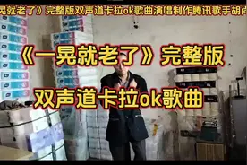 《一晃就老了》完整版双声道卡拉ok歌曲演唱制作胡尚高视频封面