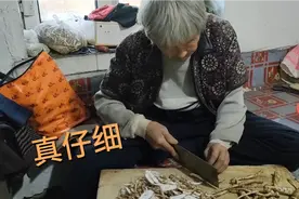 杨奶奶天不亮就起床干活，把之前的婆婆丁收拾干净视频封面