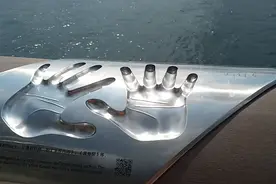 香港星光大道明星手印